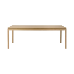 Table à manger rectangulaire extensible décor bois 8 à 10 personnes Simon