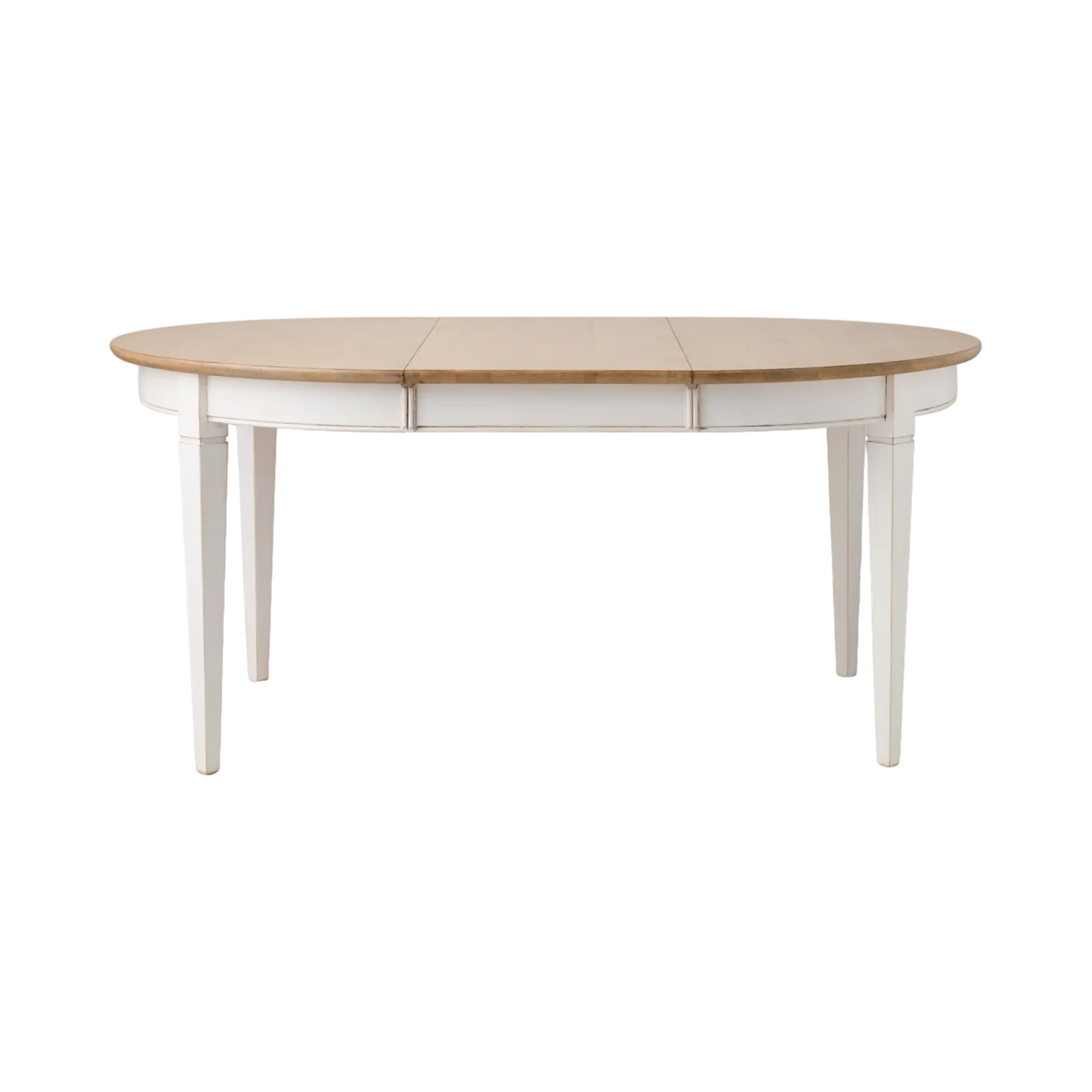 Table à manger ronde extensible bois massif 4 à 8 personnes Embellie