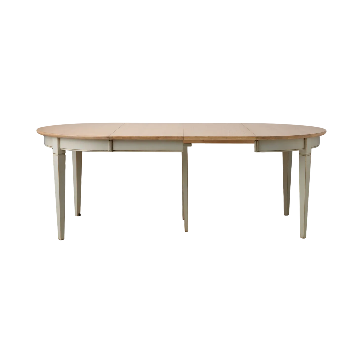 Table à manger ronde extensible bois massif 4 à 8 personnes Embellie