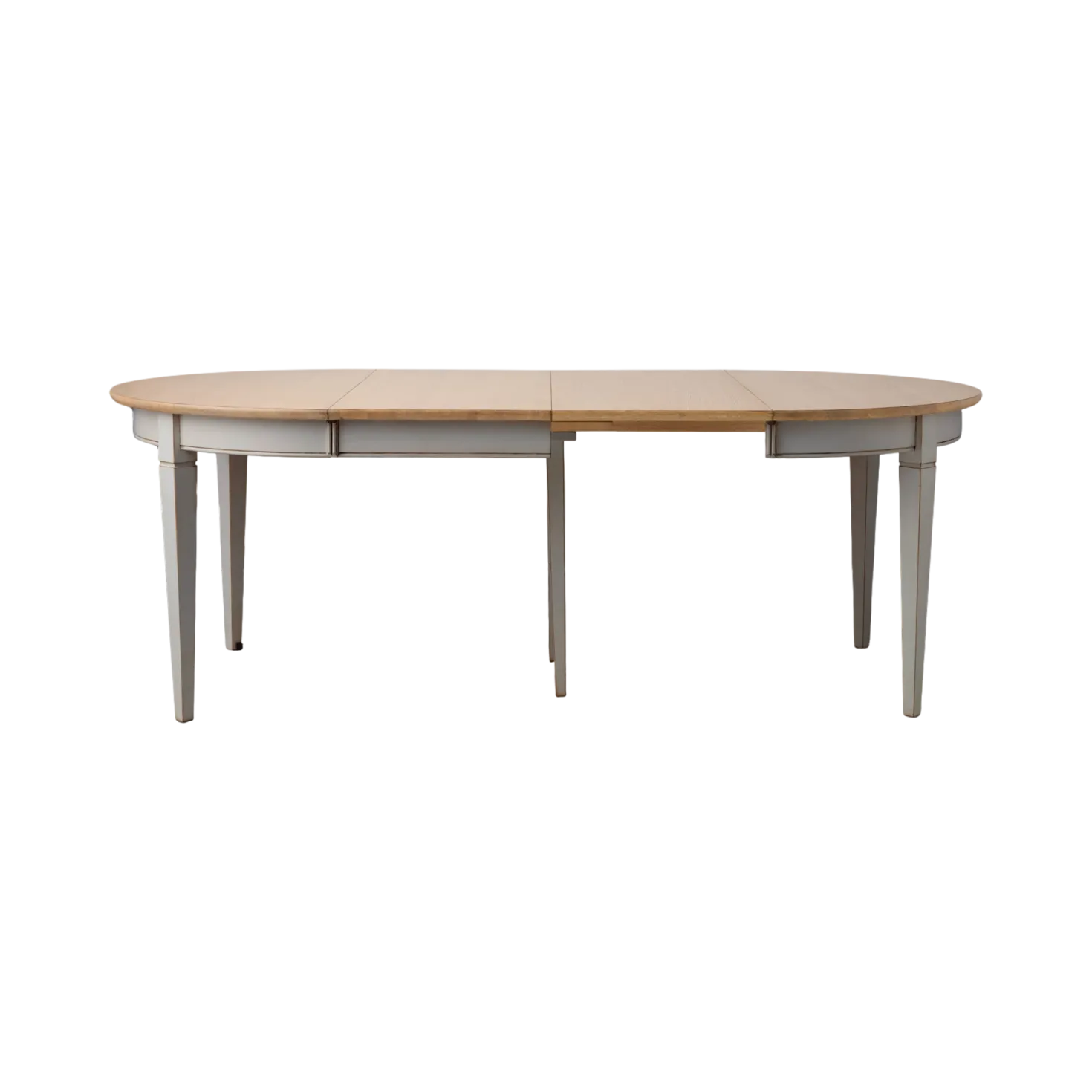 Table à manger ronde extensible bois massif 4 à 8 personnes Embellie