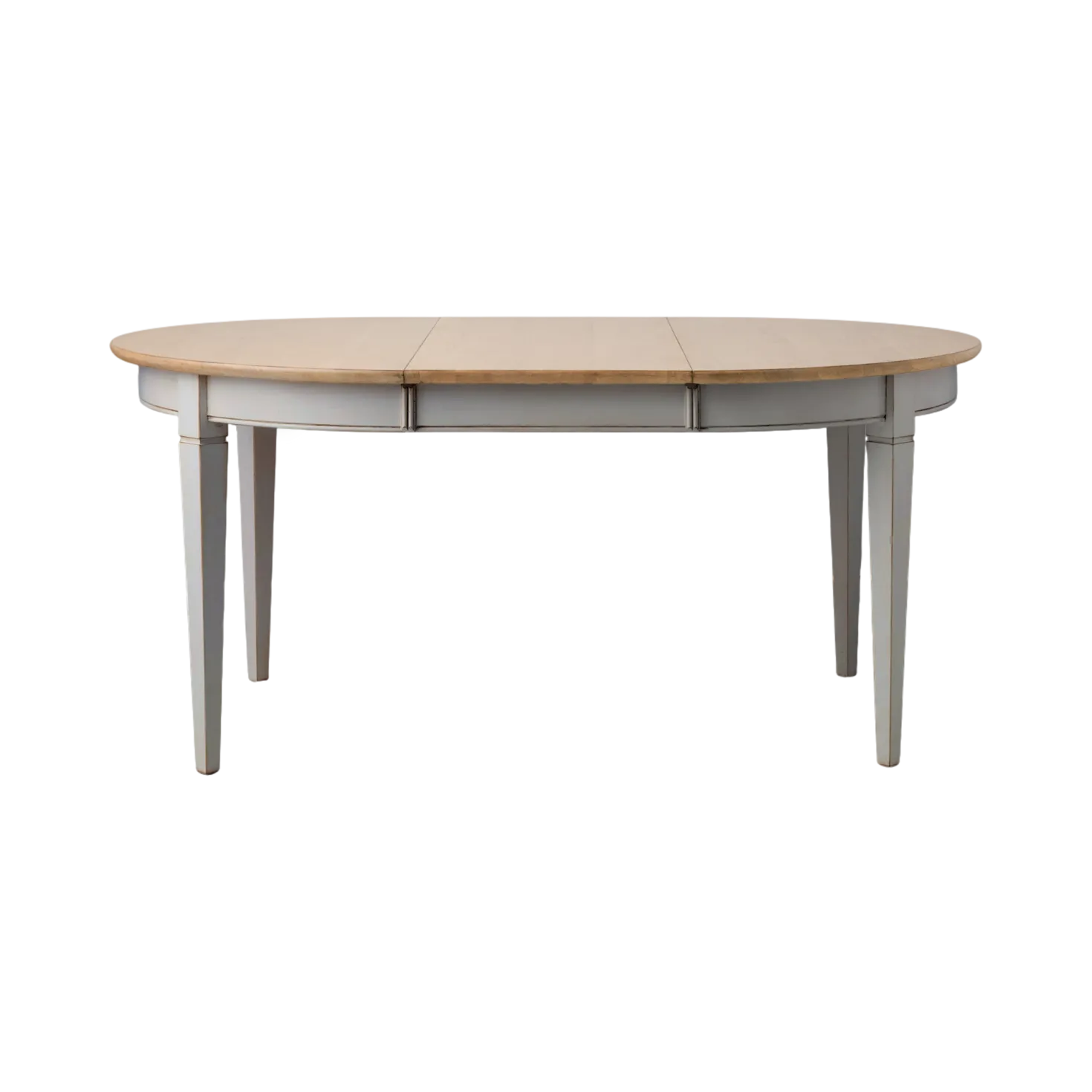 Table à manger ronde extensible bois massif 4 à 8 personnes Embellie
