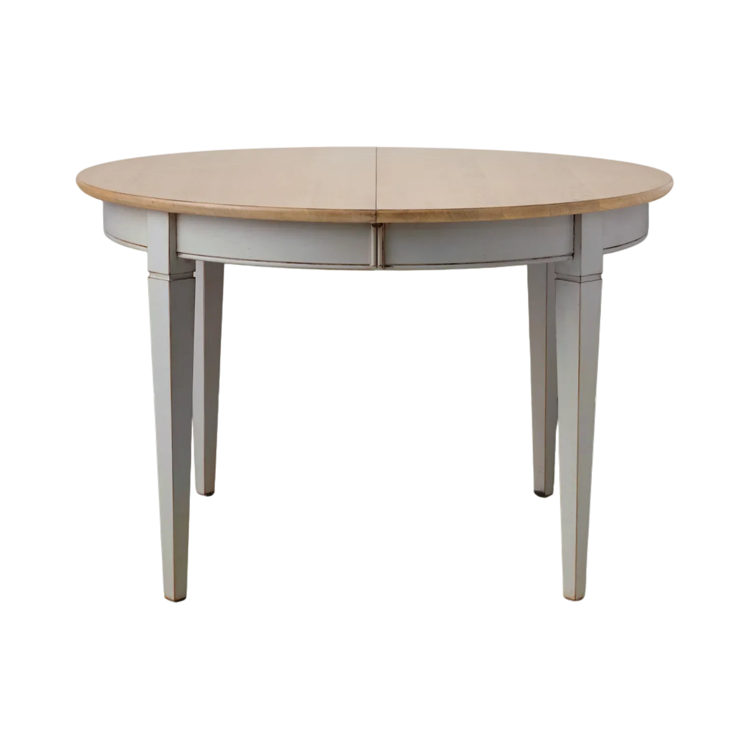 Table à manger ronde extensible bois massif 4 à 8 personnes Embellie