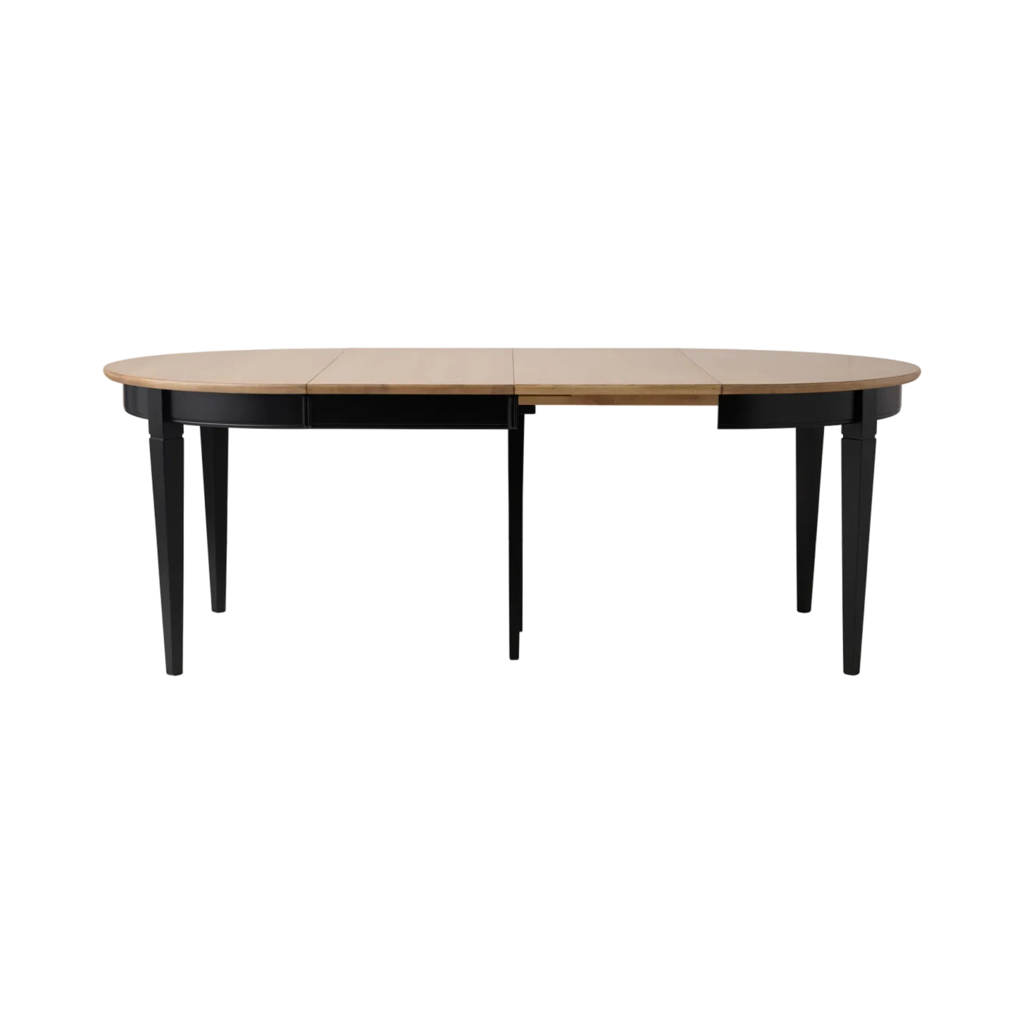 Table à manger ronde extensible bois massif 4 à 8 personnes Embellie