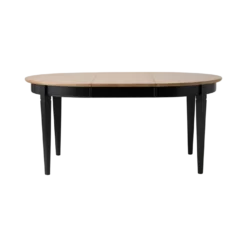 Table à manger ronde extensible bois massif 4 à 8 personnes Embellie