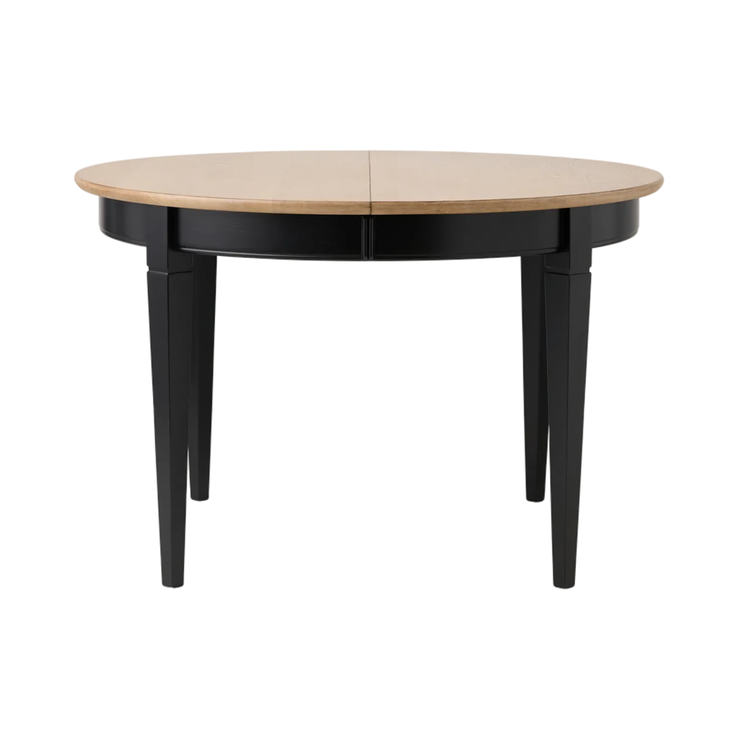 Table à manger ronde extensible bois massif 4 à 8 personnes Embellie