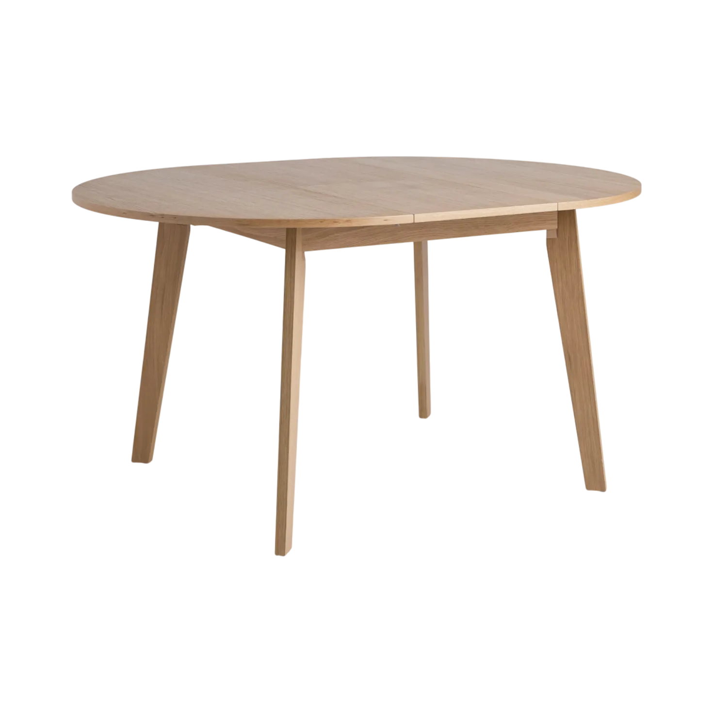 Table à manger ronde extensible bois 4 à 6 personnes Agatha