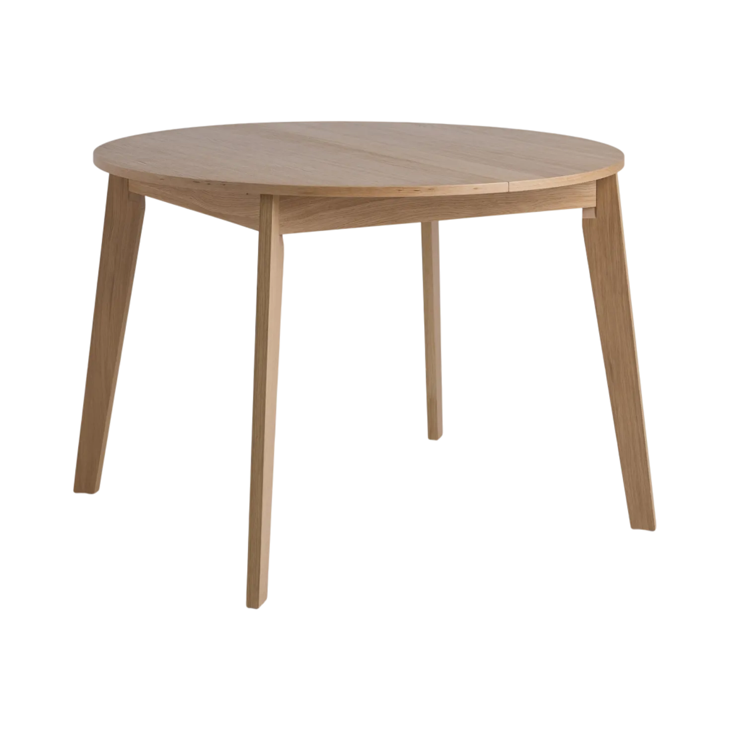 Table à manger ronde extensible bois 4 à 6 personnes Agatha