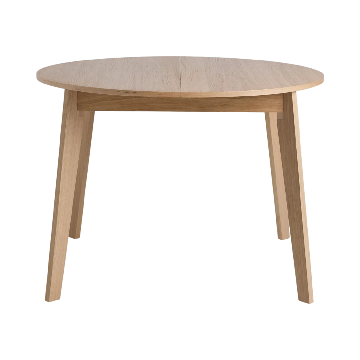 Table à manger ronde extensible bois 4 à 6 personnes Agatha