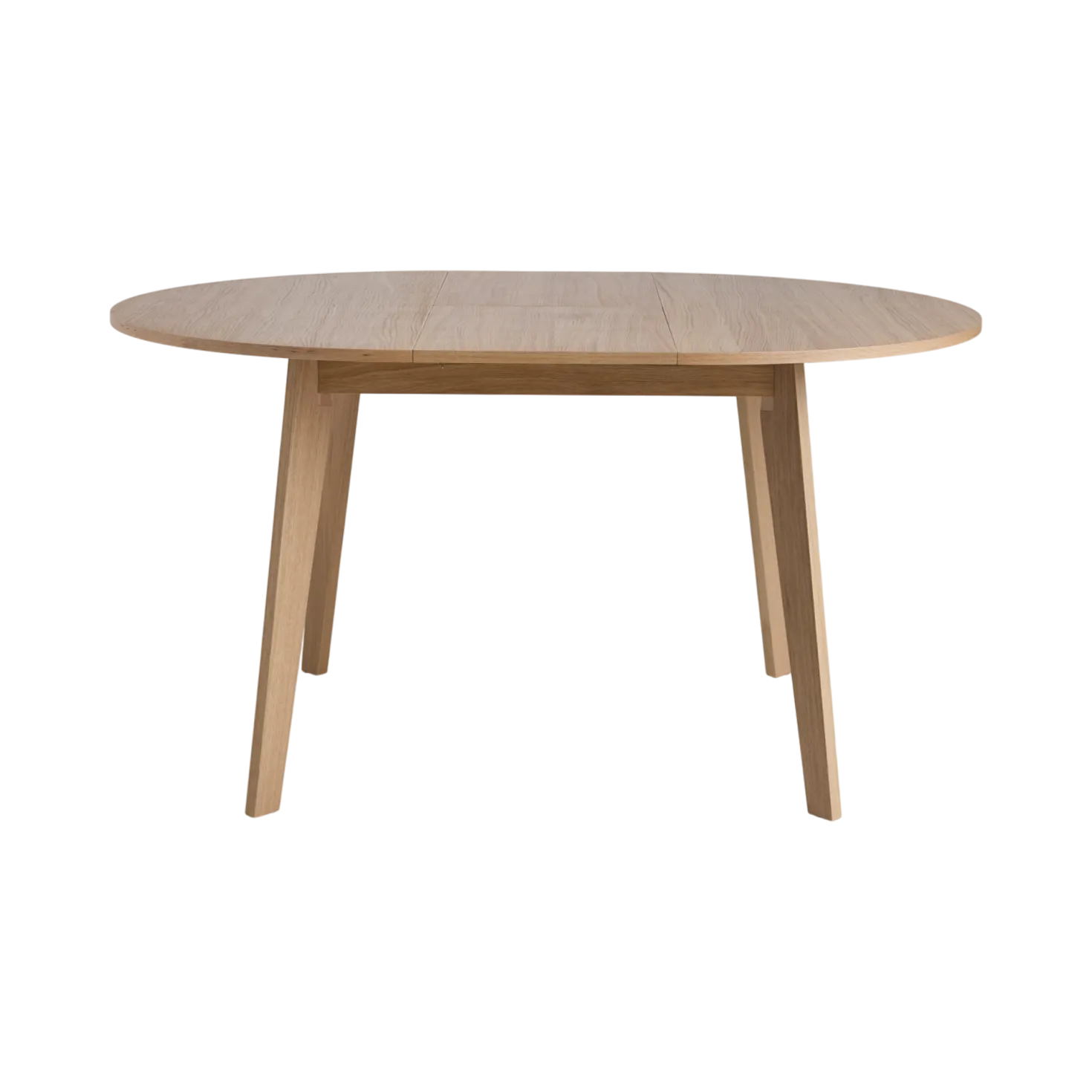 Table à manger ronde extensible bois 4 à 6 personnes Agatha