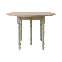 Table à manger à volets extensible bois massif 4 à 8 personnes Embellie