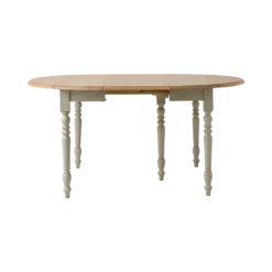 Table à manger à volets extensible bois massif 4 à 8 personnes Embellie