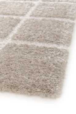 Tapis à carreaux Brune