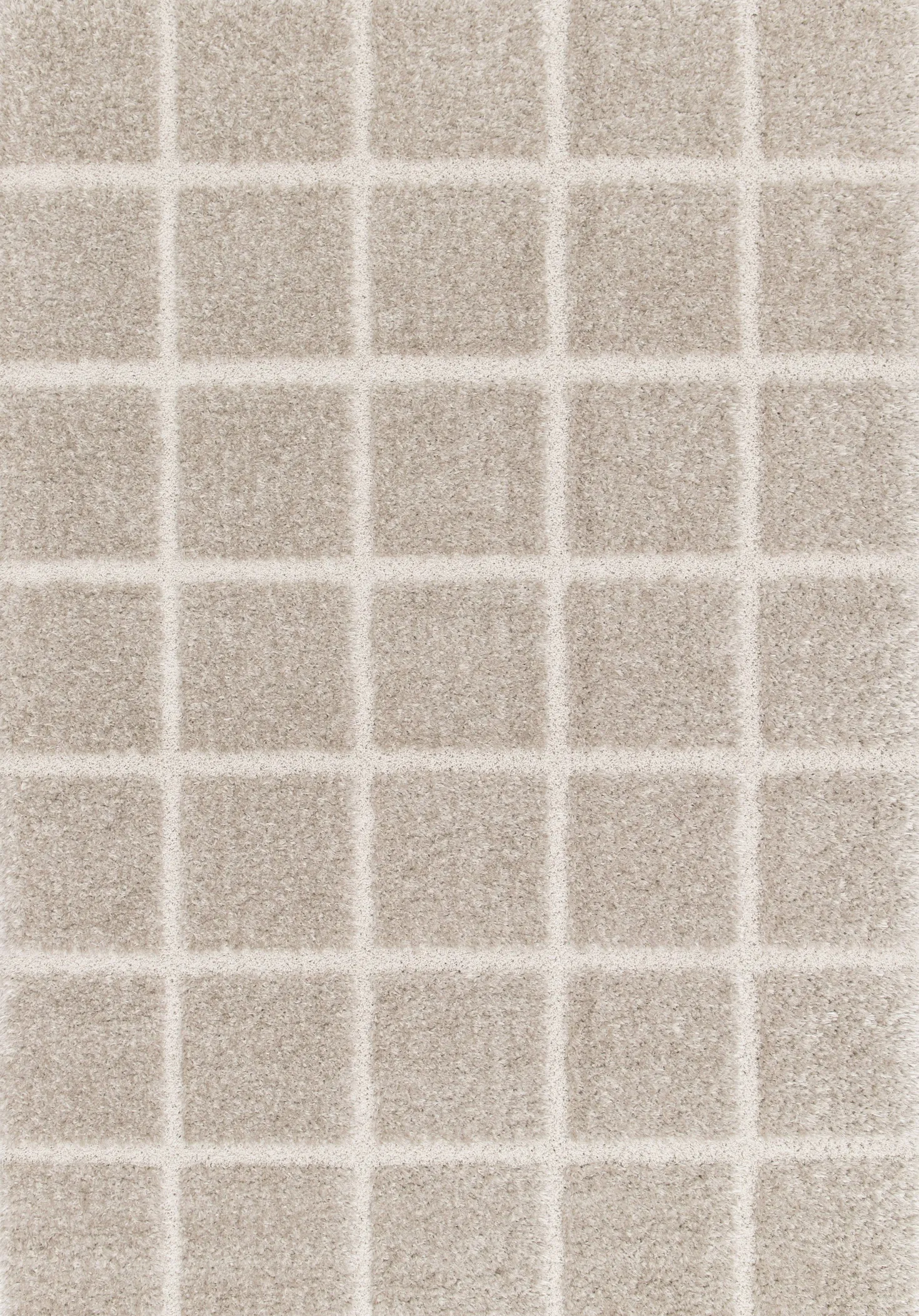 Tapis à carreaux Brune