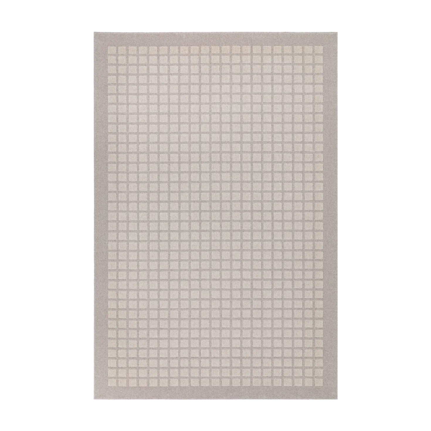 Tapis à carreaux en laine Orietta