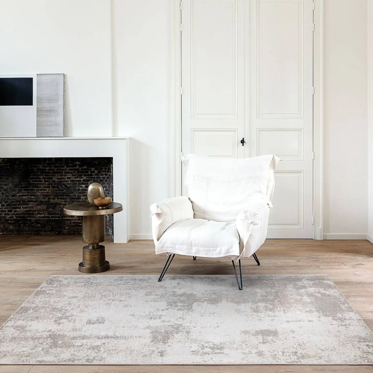 Tapis coton laine Orel