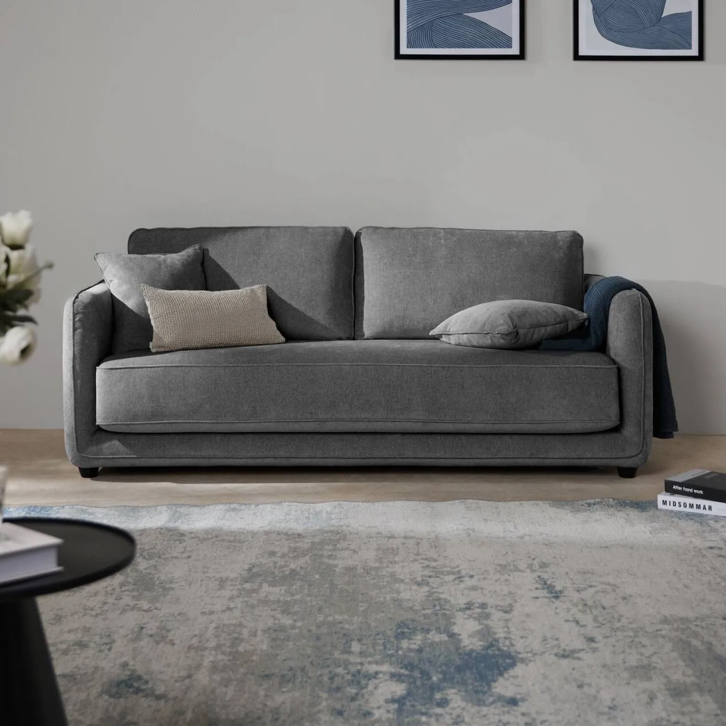 Tapis coton laine Orion