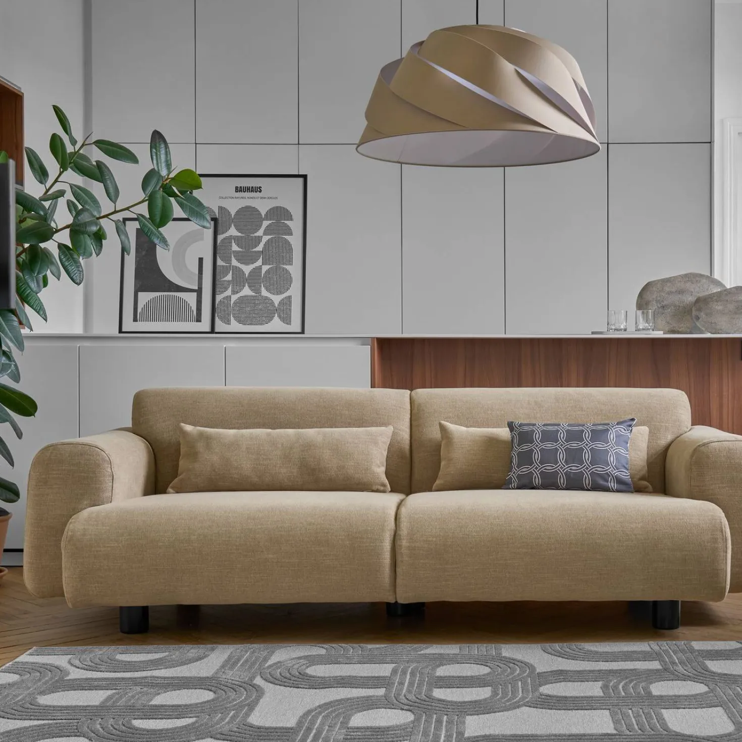 Tapis motif géométrique Rodrick