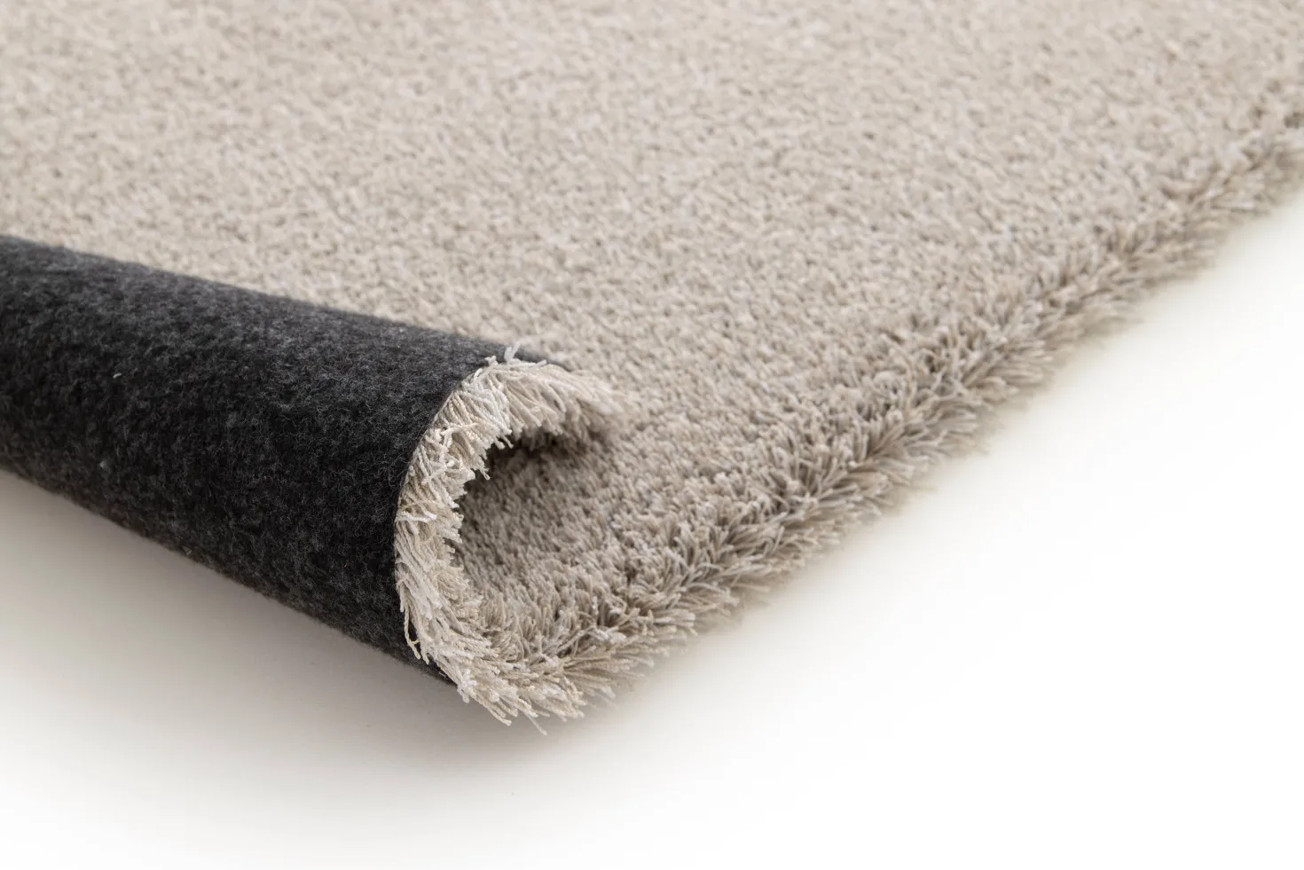 Tapis polyester recyclé uni Bao