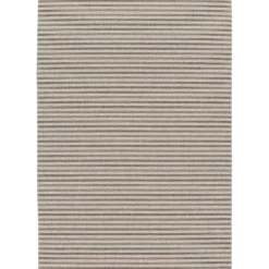 Tapis rayures laine et jute Blandine