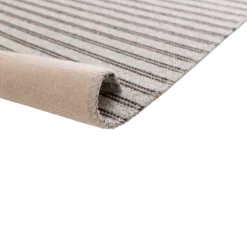 Tapis rayures laine et jute Blandine