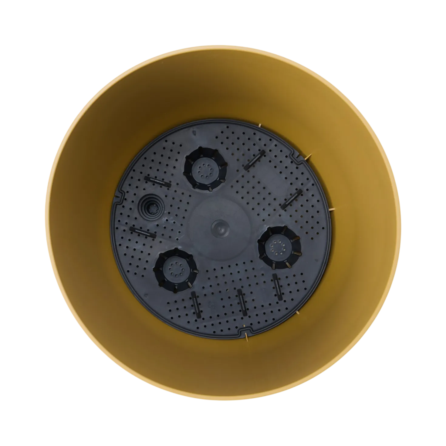 TERAPLAST Pot avec réservoir 38 cm OVER curry