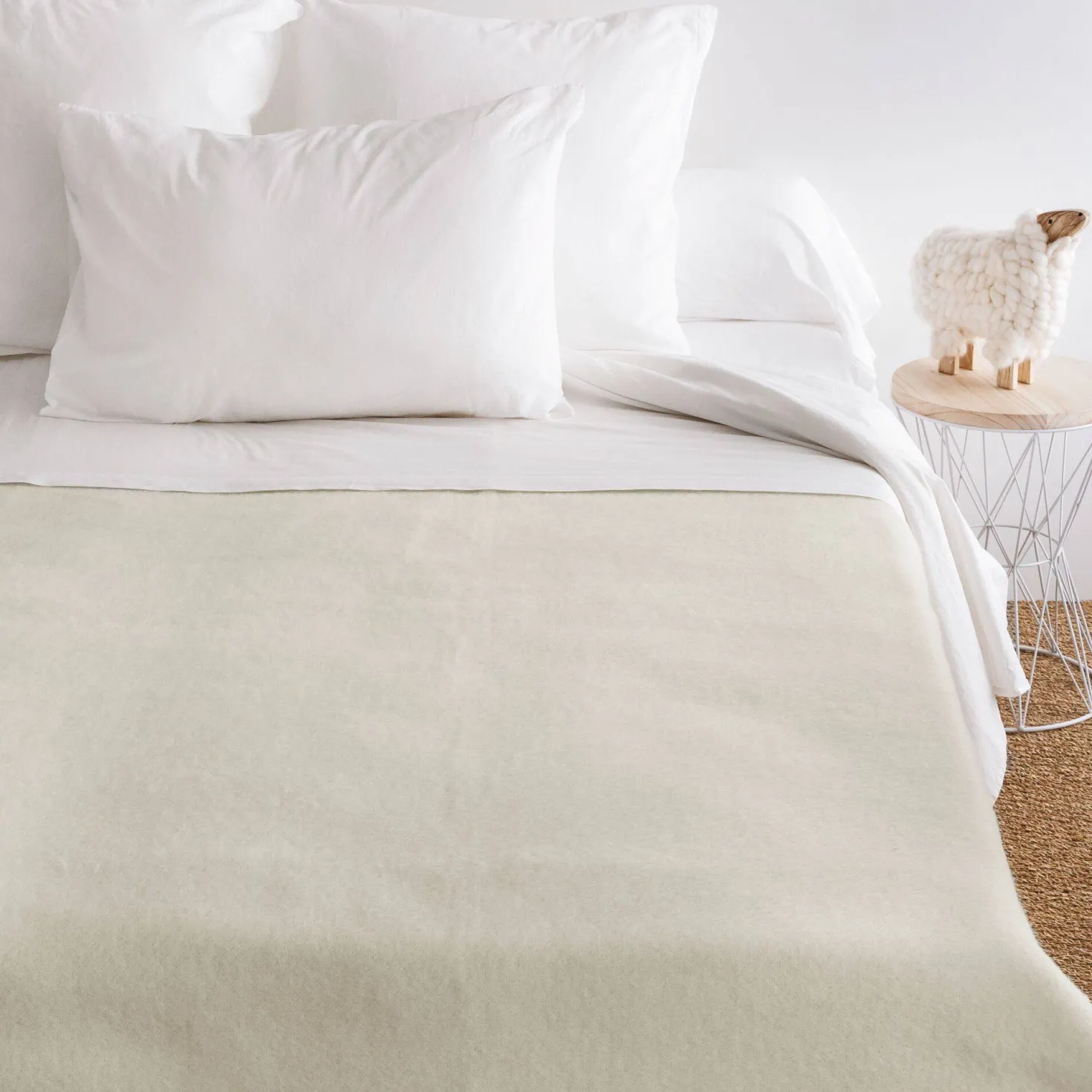 TOISON D'OR Couverture 100% laine Woolmark 500g Volta