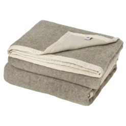 TOISON D'OR Couverture 100% pure laine vierge sans teinture Pastorale