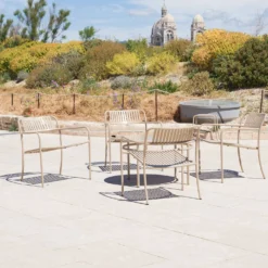 TOLIX Fauteuil lounge lames Patio