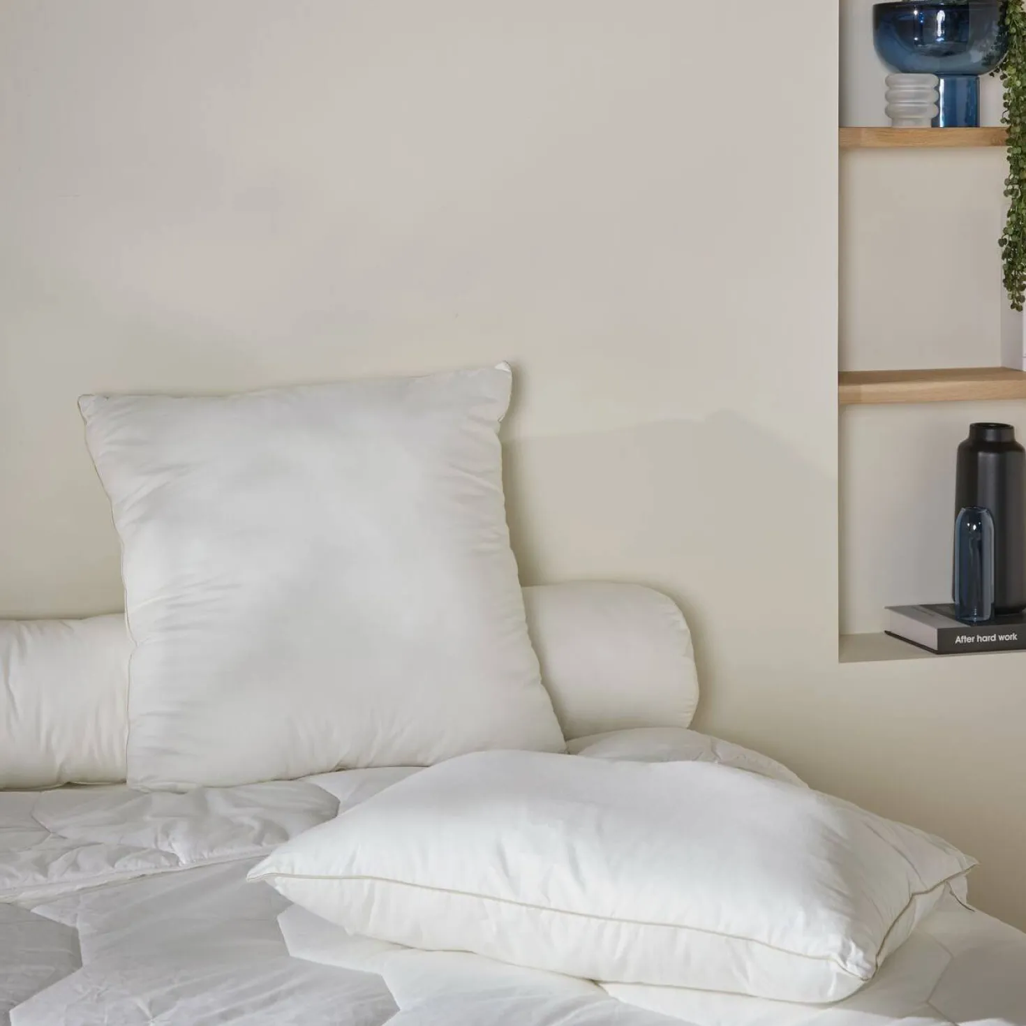 Traversin moelleux coton anti-acariens phytocare Louna