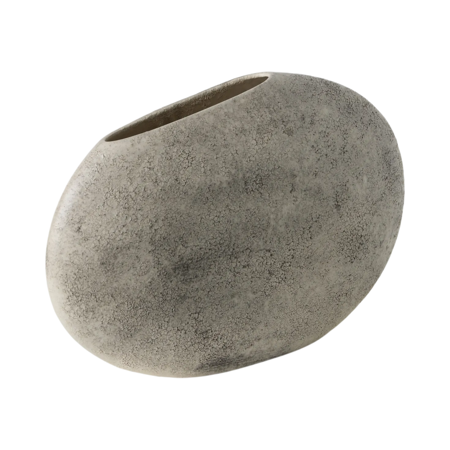 Vase céramique déco gris 27 cm Swen