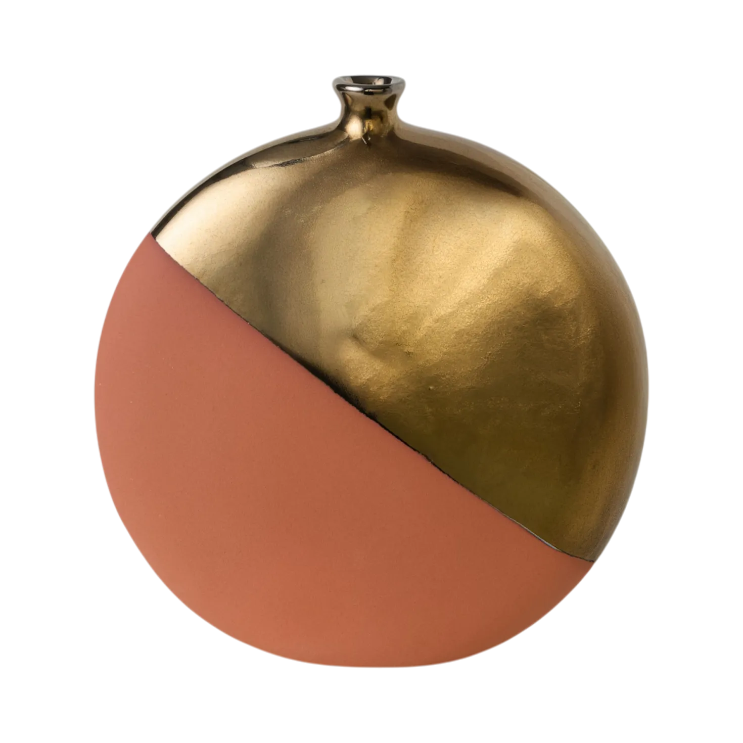 Vase céramique déco plat rond 31 cm Stellan