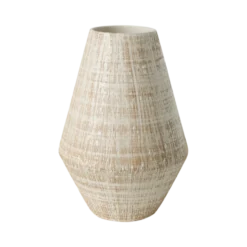 Vase céramique déco strié 29 cm Shani