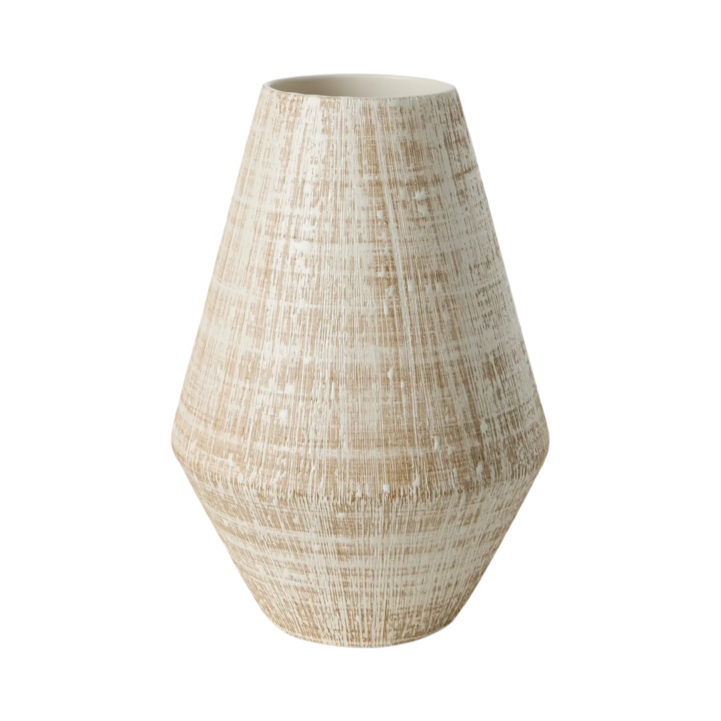 Vase céramique déco strié 29 cm Shani