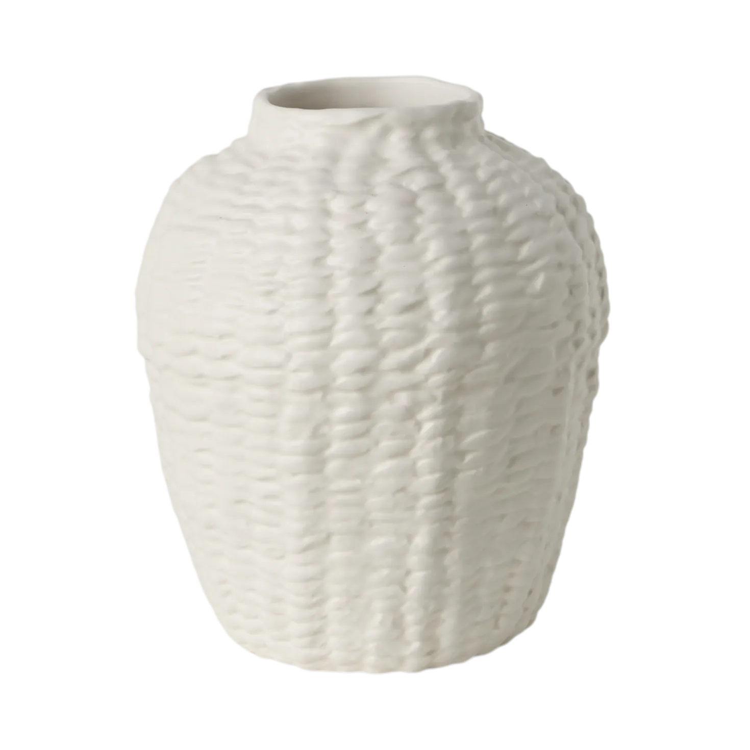 Vase céramique tressé 25 cm Sloane