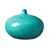 Vase décoratif en céramique turquoise H20 cm Bastide