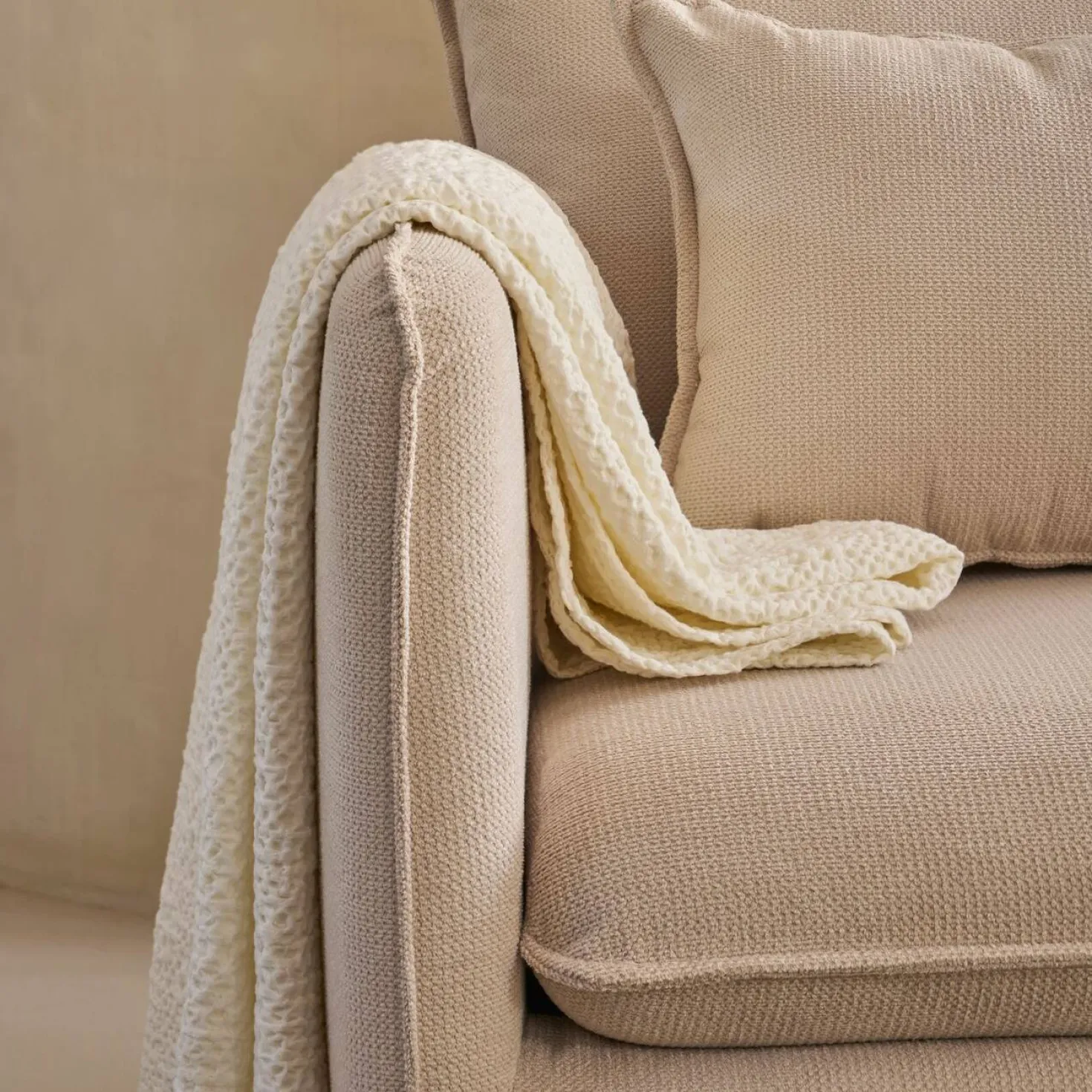 VIVARAISE Plaid coton Tana 140 x 200 cm
